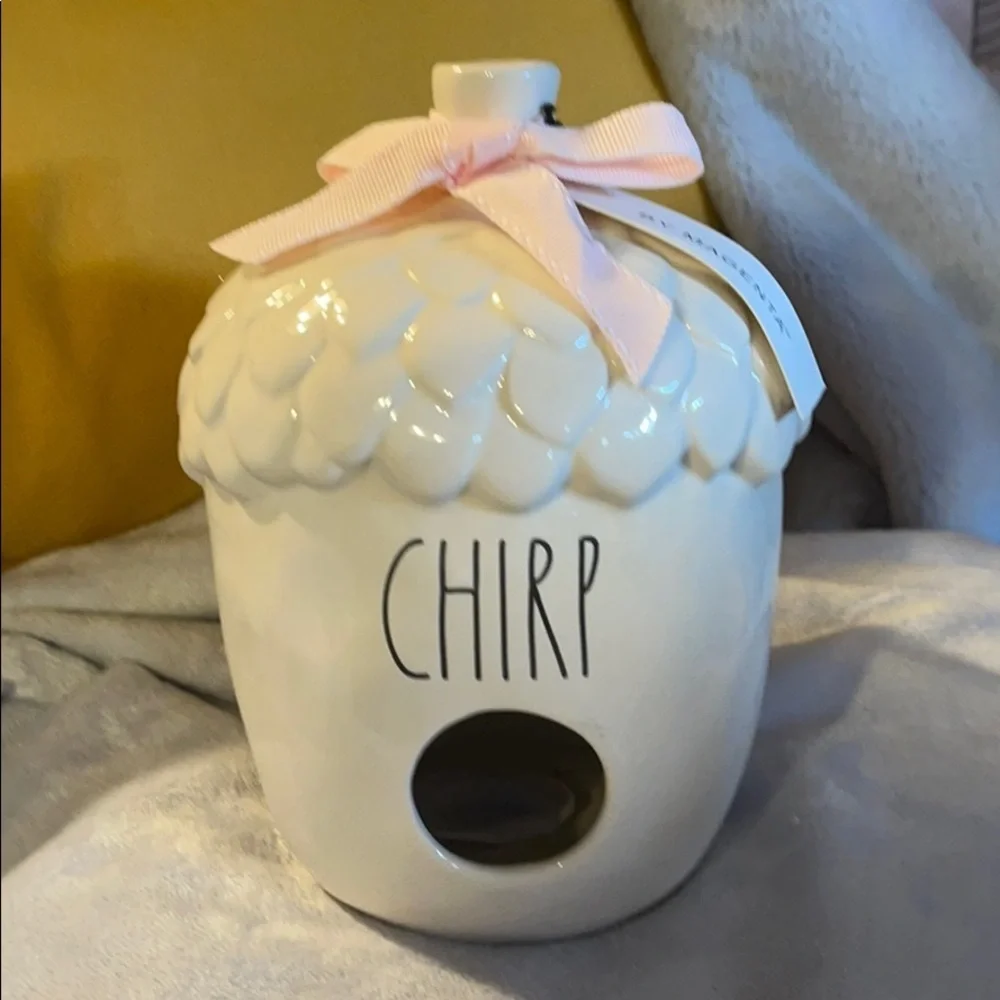 Rae Dunn “Chirp” Acorn Style Bird House